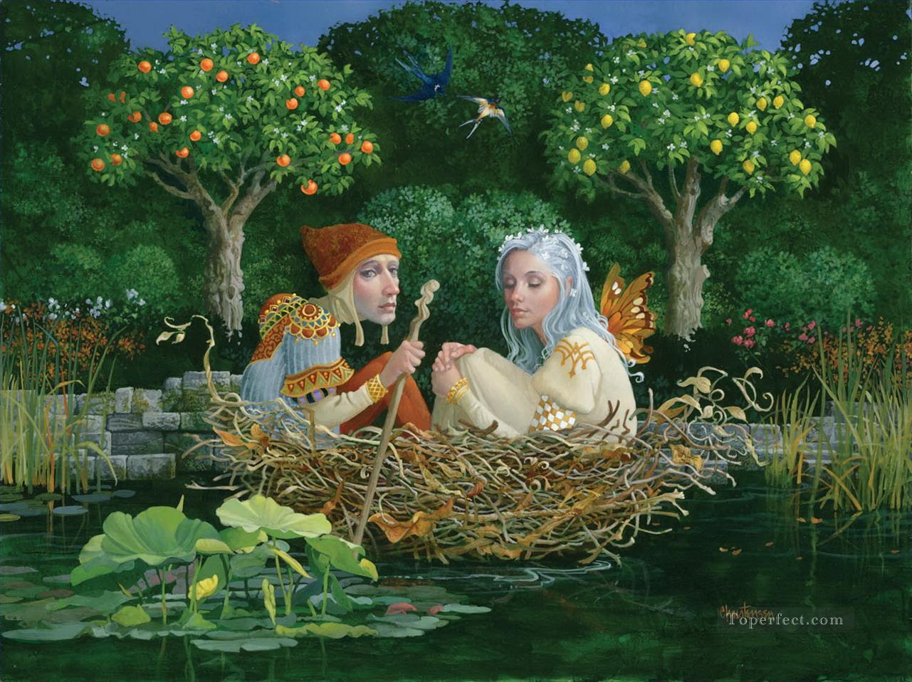 The Nest Fantasy Oil Paintings